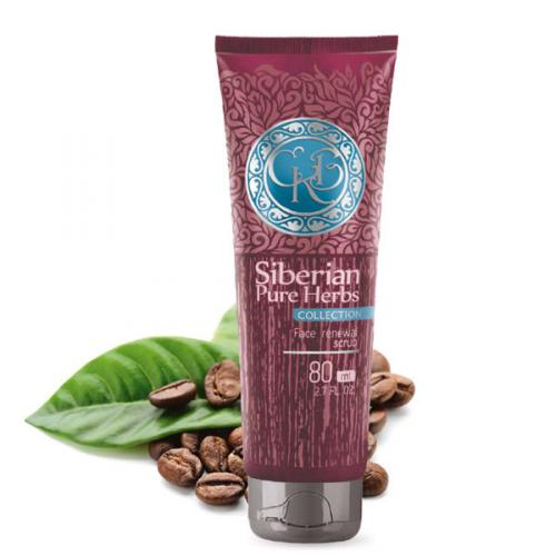 kem phục hồi và làm sạch da mặt/Siberian Pure Herbs Collection Face Renewal Scrub