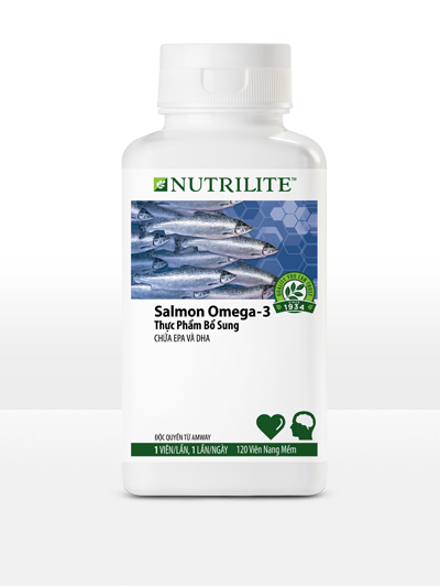 Nutrilite Salmon Omega – 3 của Amway Viên Dầu Cá Omega 3 Giá Rẻ