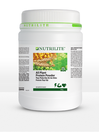 Nutrilite All Plant Protein Powder (450 g) Thực Phẩm Bảo Vệ Sức Khỏe Protein Thực Vật Mẫu Mới