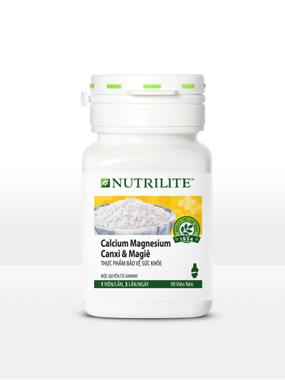 Canxi Amway Nutrilite Calcium Magnesium Canxi & Magie 90 viên